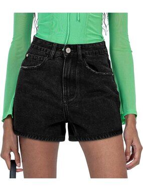 Women's Blue Summer Comfortable Stretchy Denim Casual Hot Short Jort Jean